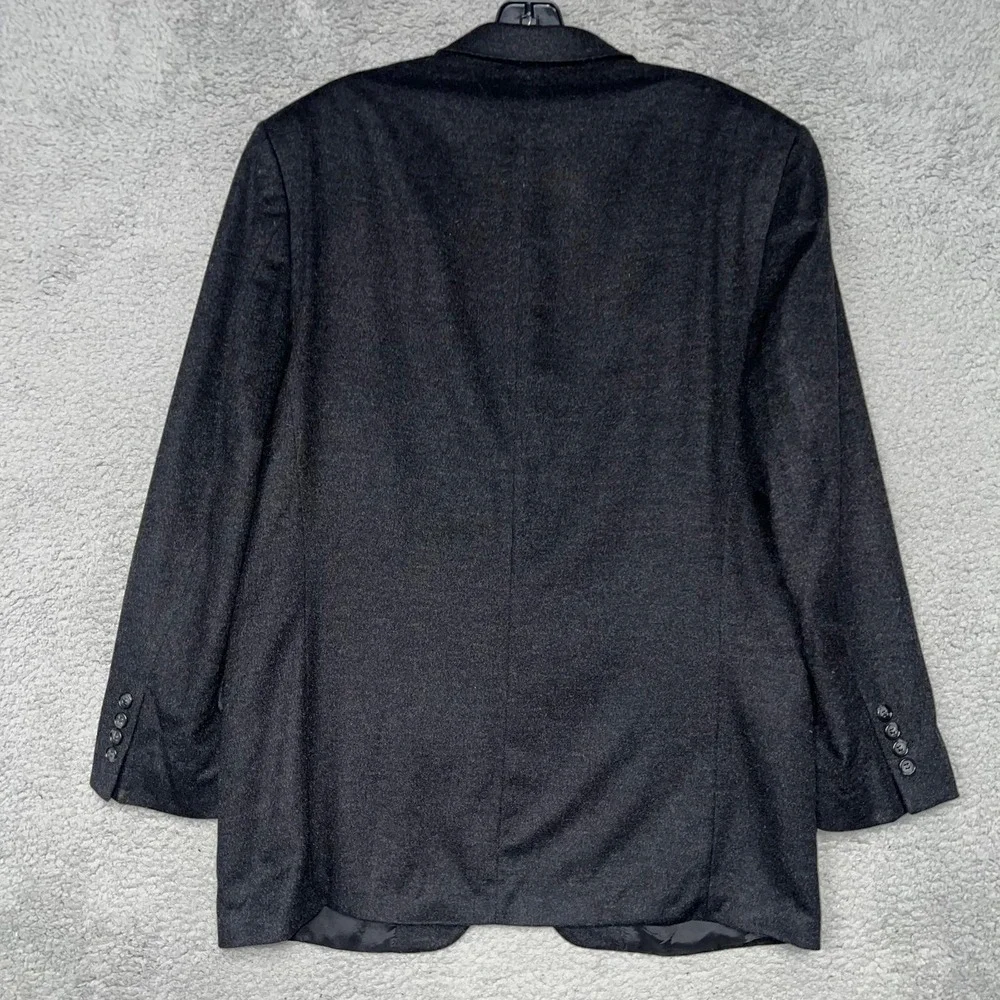 Paolo Negrato‎ Gaenslen & Völter Blazer Men's Size 38R Black Cashmere Wool Coat
